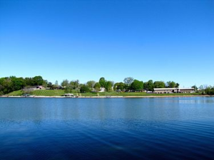 blue lake at Estill